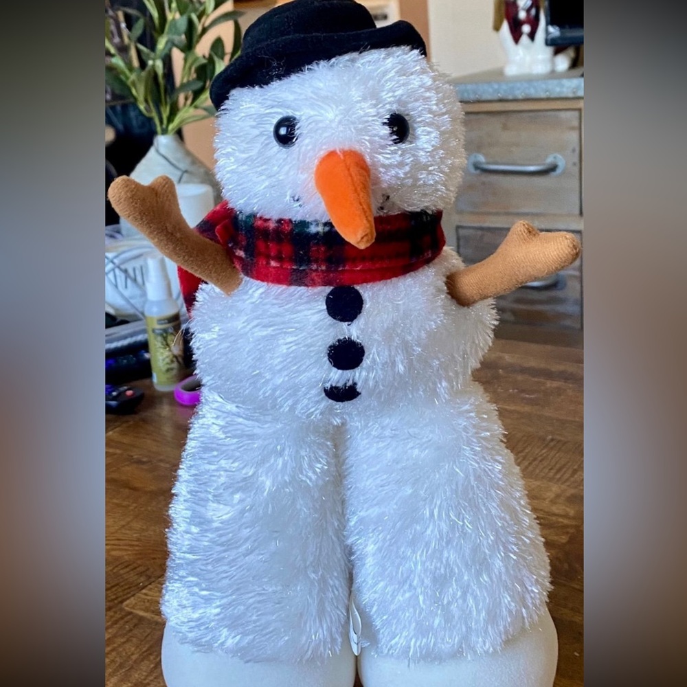 Adorable Like New Standing Snowman 13”